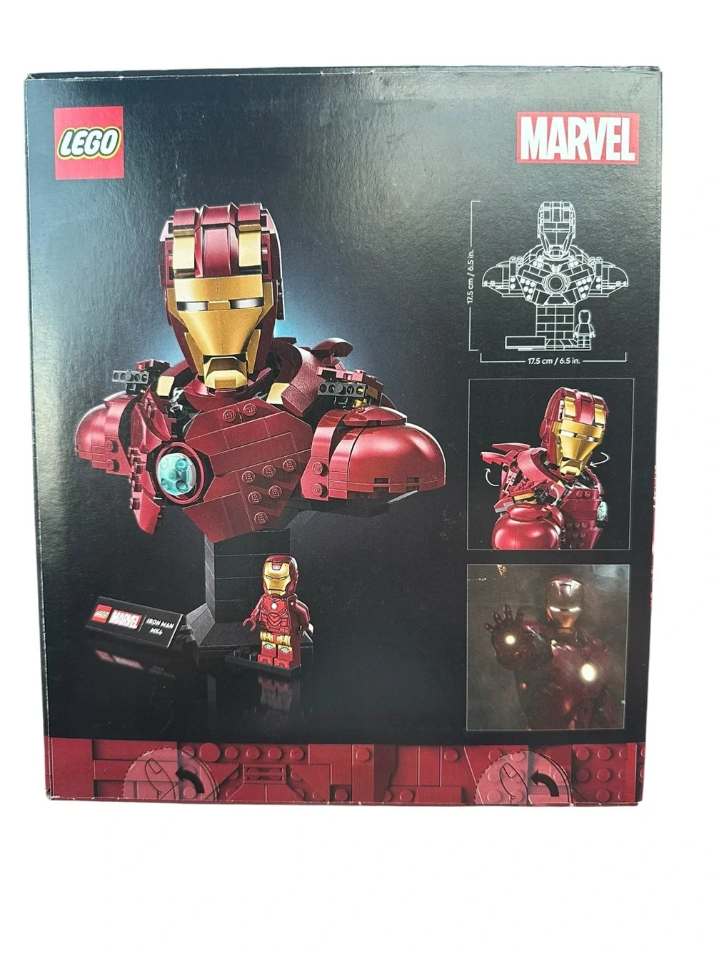 LEGO. Marvel Iron Man. MK4 Bust. The Infinity Sage. NWT